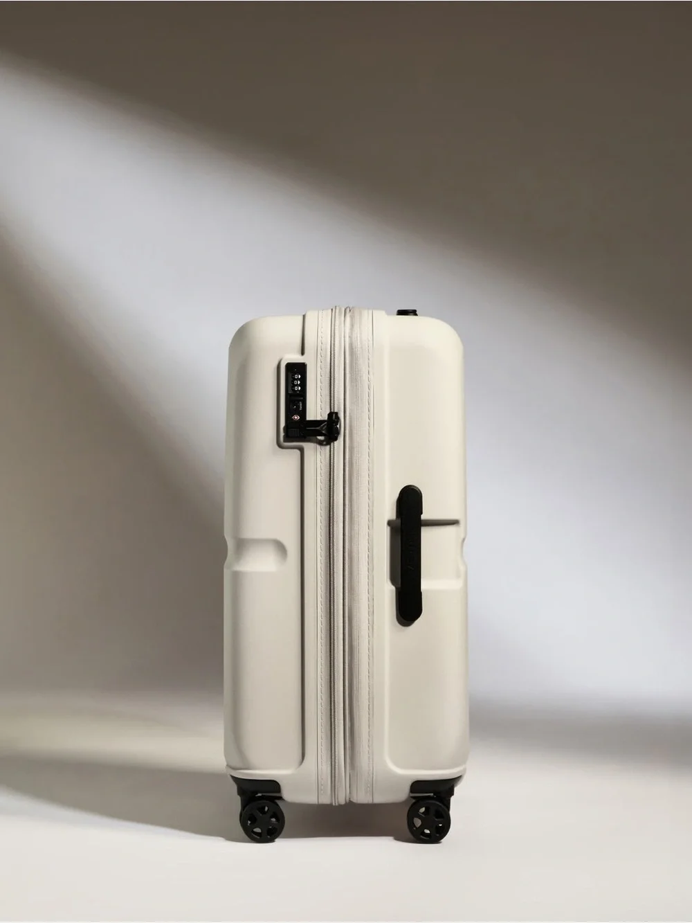 Antler Carry-On Luggage Warm Taupe Stripe Hardshell Spinner Suitcase Travel✈️